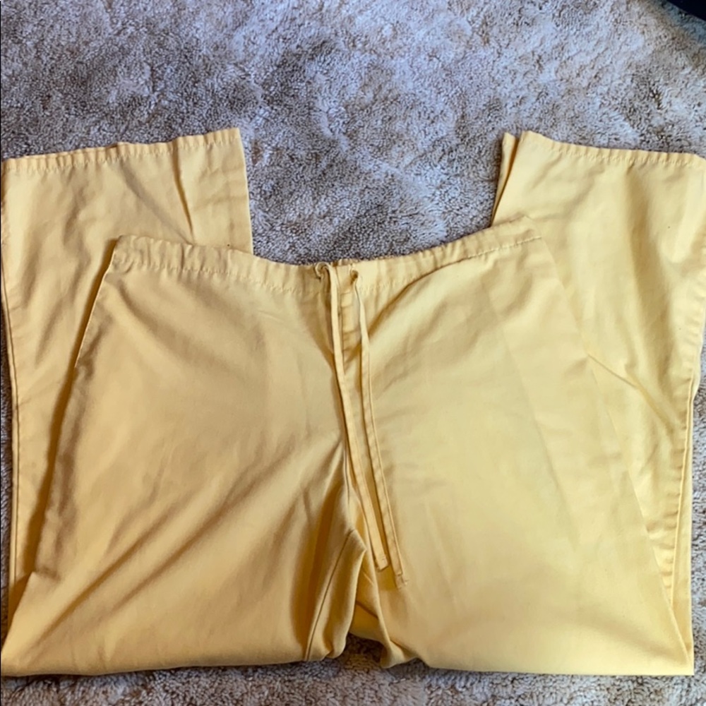 Cherokee Workwear Yellow Scrub Pants